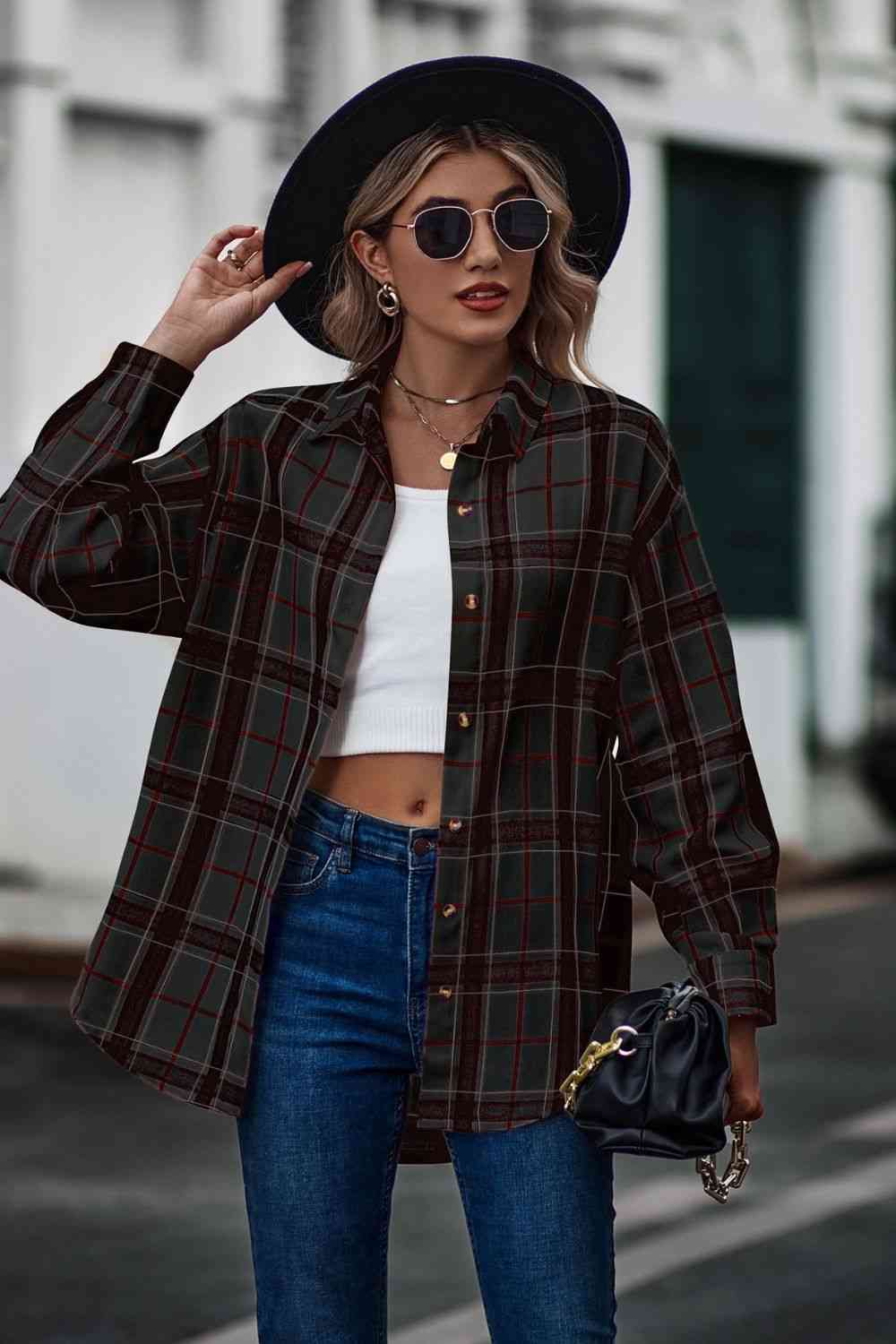 Plaid Long Sleeve Shirt